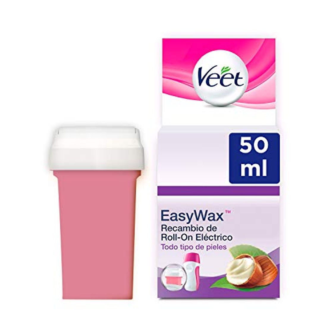 Beauty Veet Cera Depilatoria Recambio Roll-On Eléctrico EasyWax