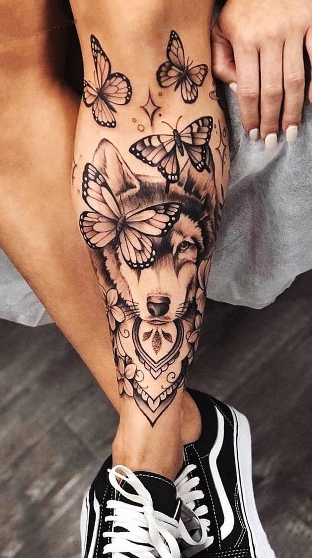 Social Tattoo de lobo 🐺
