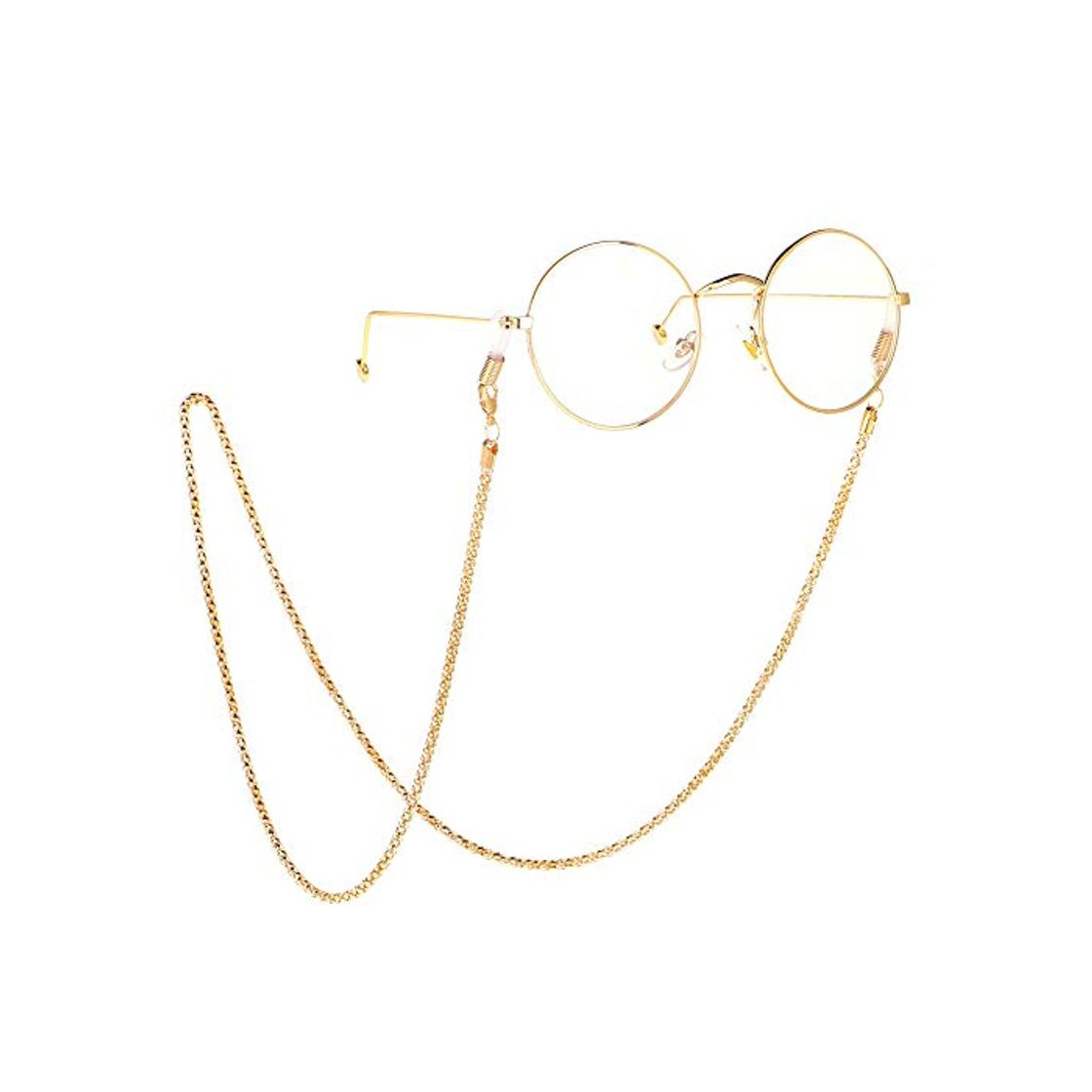 Social EVERAIE Cadena de Gafas Moda Antideslizante Gafas de Lectura Cadena Espectáculo Cadena para Las Perlas de Las Mujeres Gafas Correa del Cuello del cordón Sunglass Spectacles Chain Holder Strap