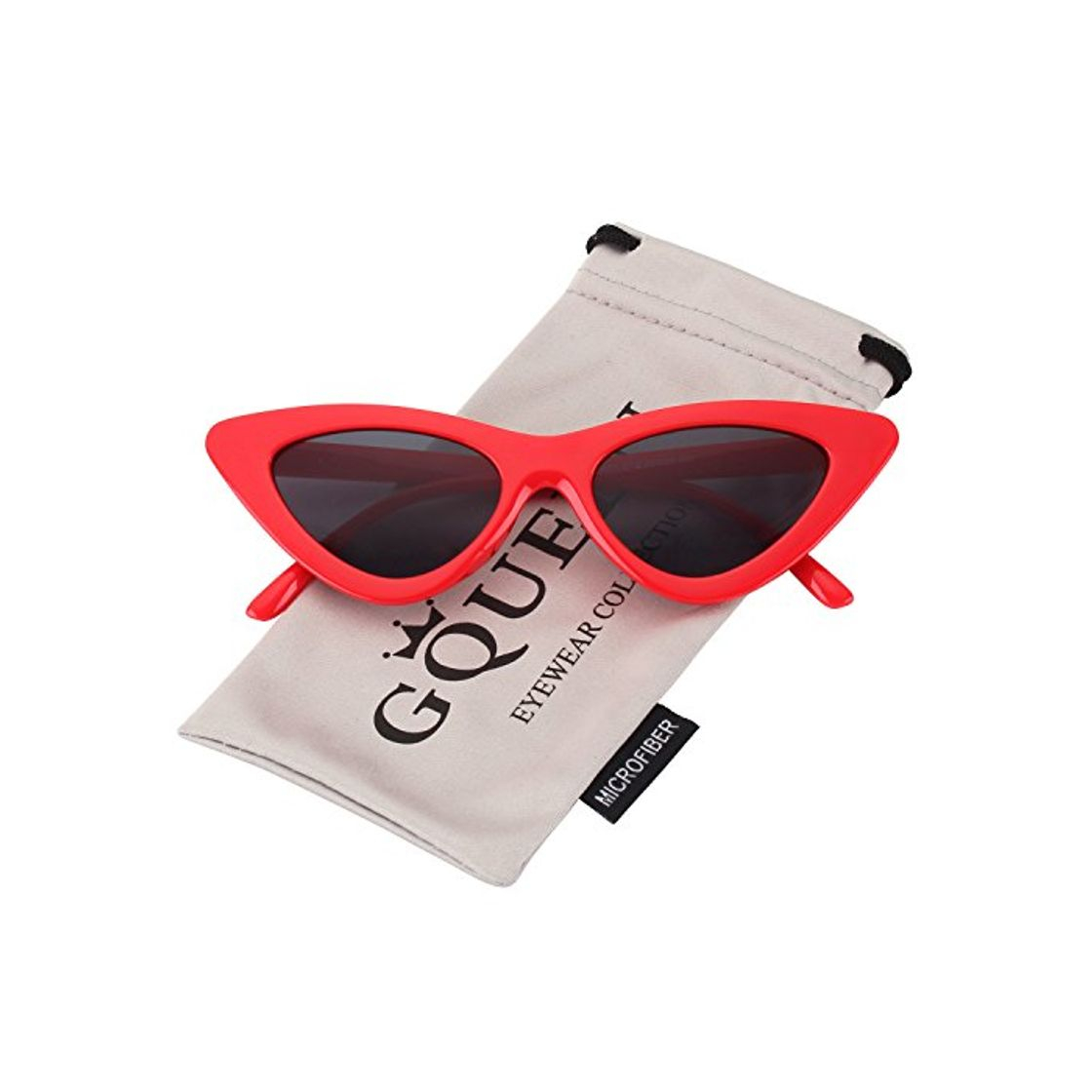 Social GQUEEN Gafas Vintage Clout Lentes de sol tipo ojo de gato Estilo