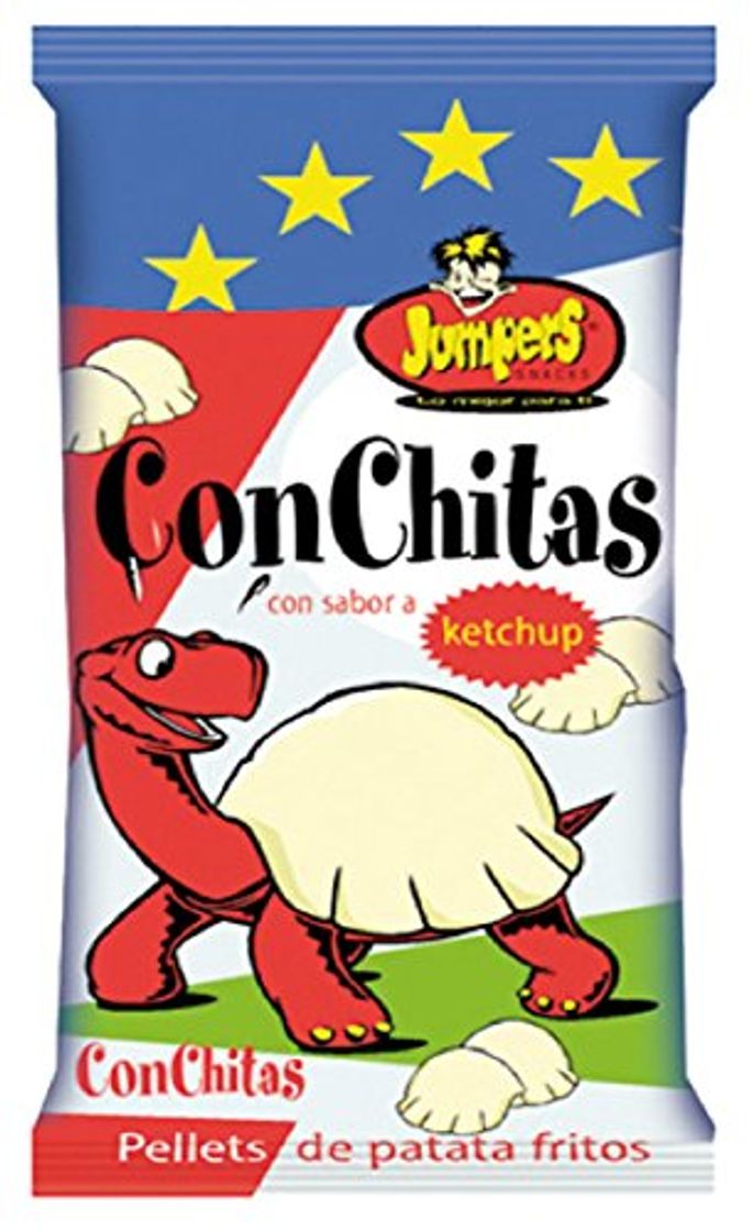 Products JUMPERS aperitivo conchitas con sabor a ketchup bolsa 100 gr