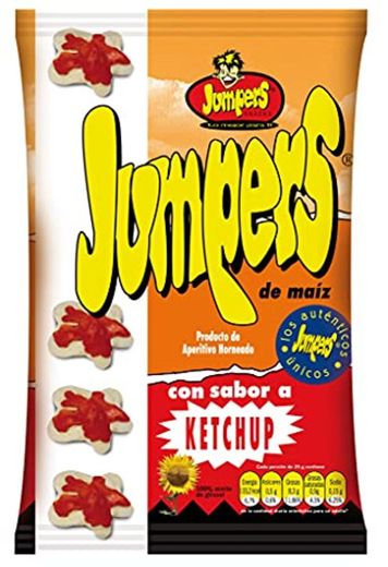 JUMPERS aperitivo de maíz con sabor a ketchup bolsa 100 gr