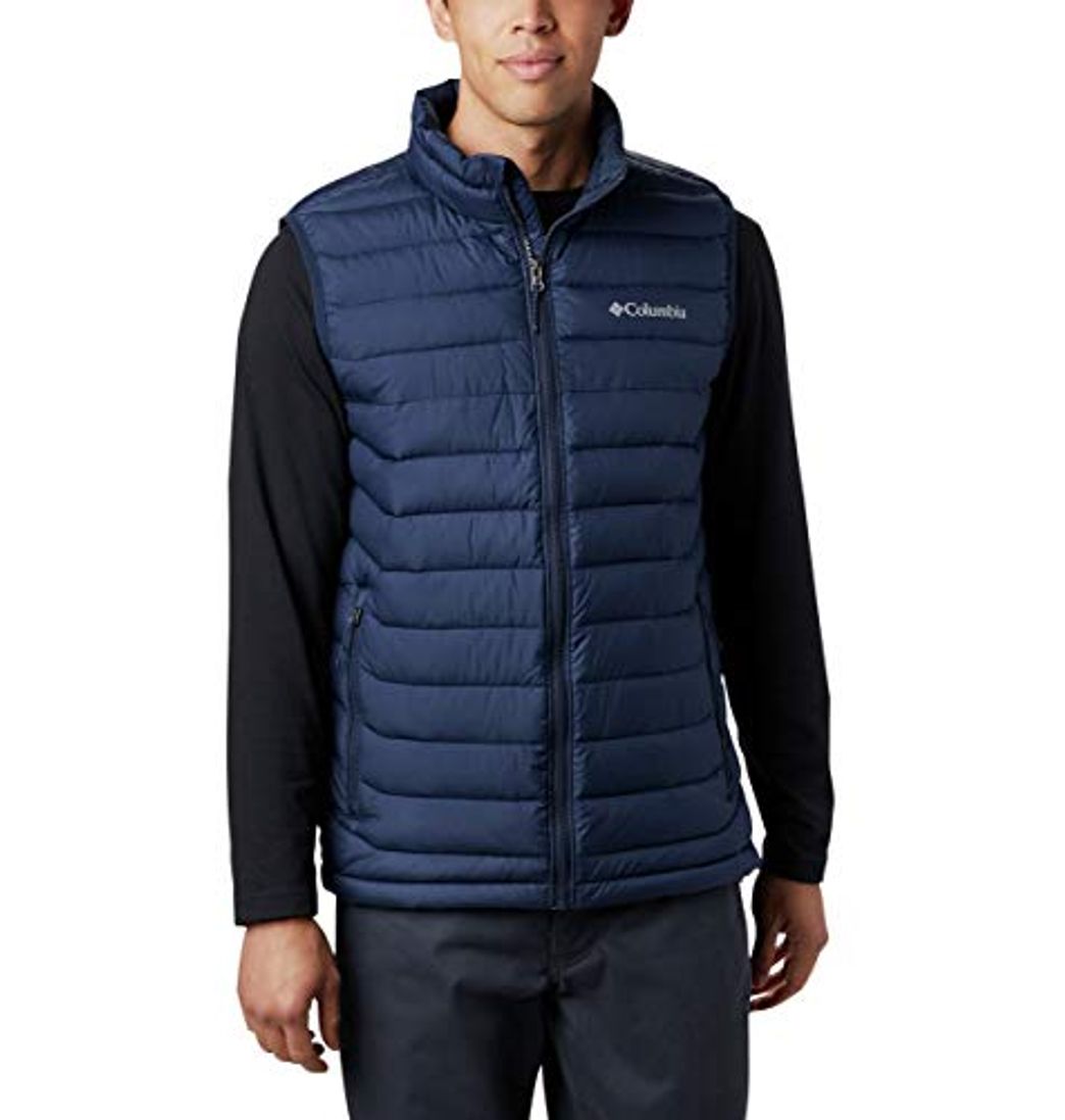 Fashion Columbia Powder Lite Chaleco, Hombre, Azul