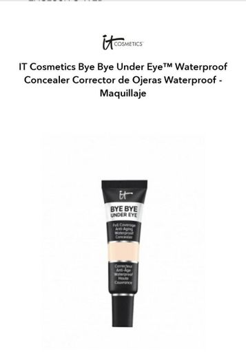 IT Cosmetics Bye Bye Under Eye™ Waterproof Concealer Corrector ...