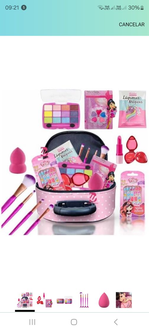 Product Kit maquiagem infantil 