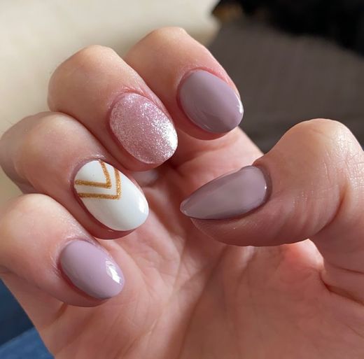 Spring girly nails (idea from pinterest)