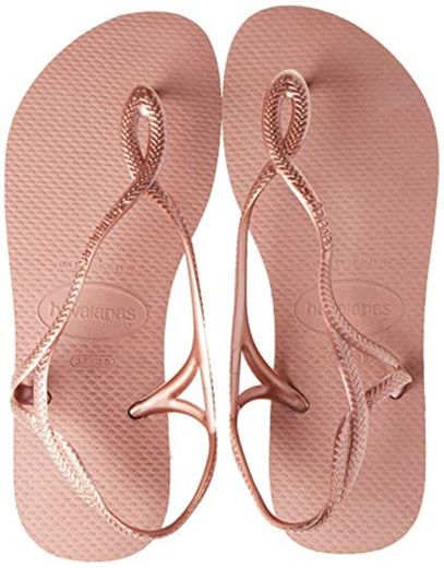 Havaianas Luna, Sandalias de Talón Abierto para Mujer, Rosa