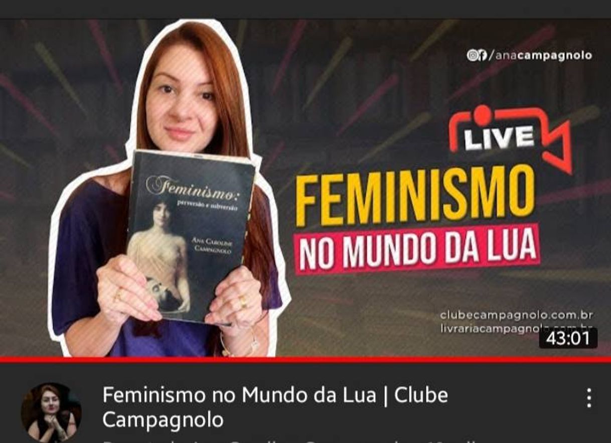 Fashion Feminismo no Mundo da Lua | Clube Campagnolo - YouTube 