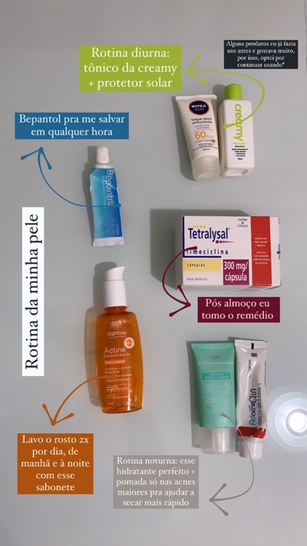 Producto Produtos do tratamento 