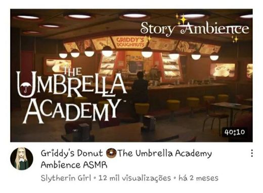 The umbrella academy, griddy's donuts ambience