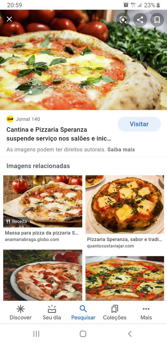 Restaurantes Speranza Pizzaria