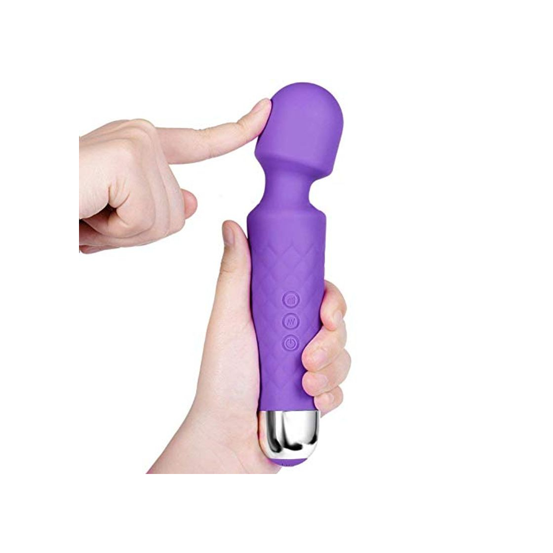 Social Wand Vibrador Masajeador para Mujer de Mano Inalámbrico Mini Varita Magic Terapéutica