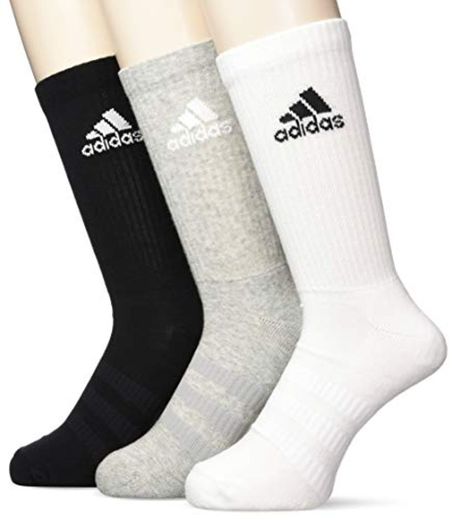 adidas Cushioned Crew Calcetines, Gris