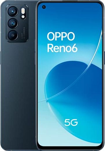 Reno 6 5G Stellar Black - AMOLED FHD