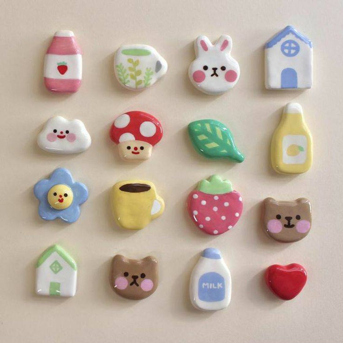 Fashion clay pins