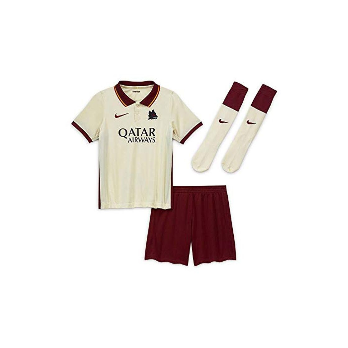 Moda NIKE Roma LK NK BRT Kit AW Football Set, Unisex niños, Pale