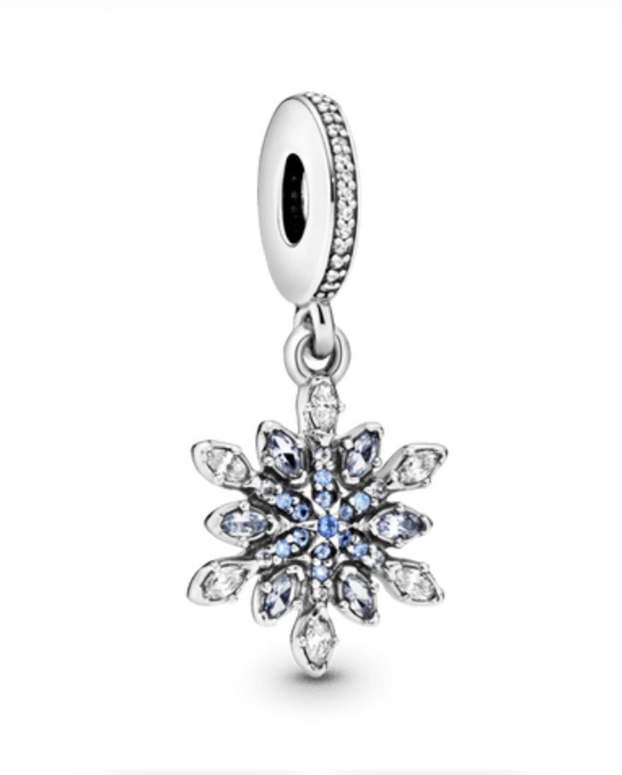 Moda Charm Brilhante Cristal de Neve