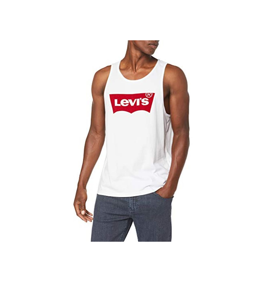 Fashion Levi's Graphic Top Camiseta Deportiva de Tirantes, Blanco