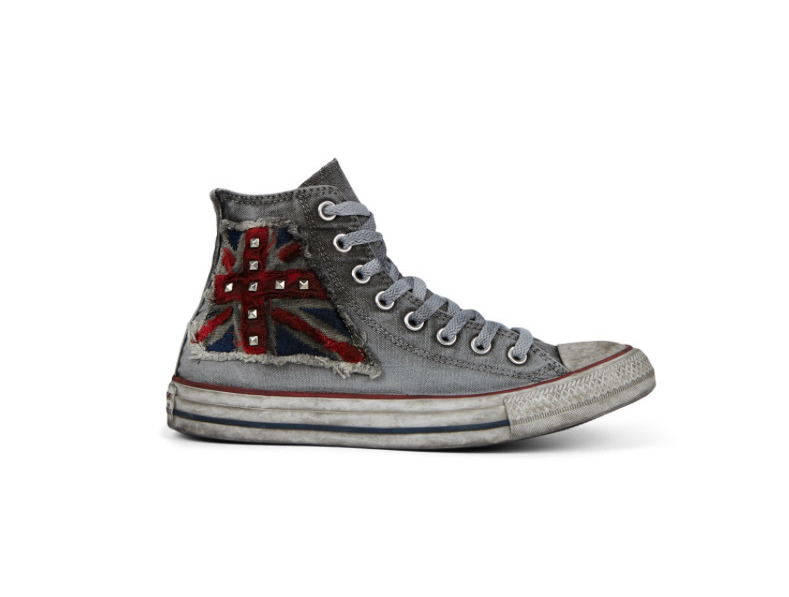 Productos Converse Grises Desgastadas Bandera America 