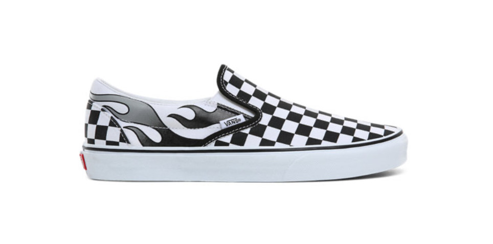 Producto Zapatillas Checkerboard Flame Classic Slip-On