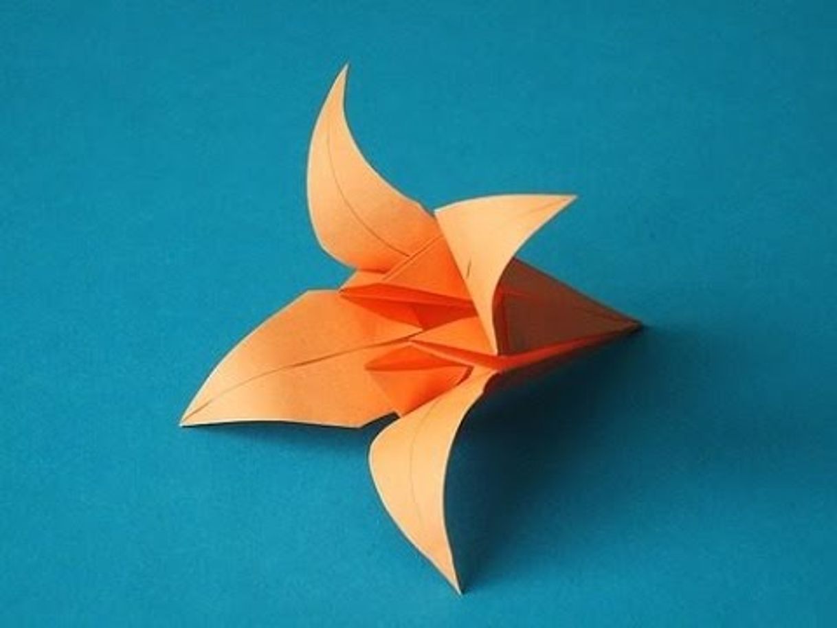 Moda Origami de Lírio 