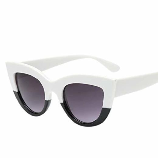 QUICKLYLY Gafas De Sol Para Hombre/Mujer Polarizadas Mujeres Vintage Cat Eye Sunglasses