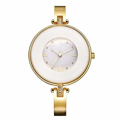 Moda GUANGJUYUAN Corea Tendencia Señoras Reloj de Oro Mujer señora de la Muchacha