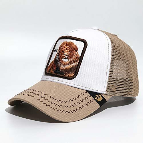 Moda sdssup Águila Gorra De Béisbol Bordada Gorra Curva Gorra León Blanco Luchando