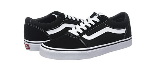 Vans Ward Canvas, Zapatillas Hombre, Negro