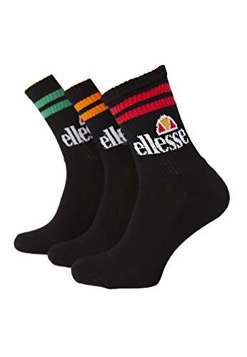 Fashion Ellesse Pullo 3 Pack Socks Black/Multi UK 9