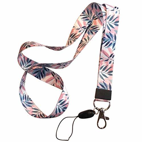 Social uu19ee Correa del teléfono móvil Flor Lanyard Correa para el Cuello para