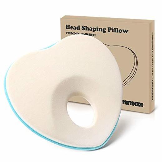 Bammax Almohada Plagiocefalia Bebe, Almohada Bebe para Evitar Cabeza Plana, Cojin Mimos