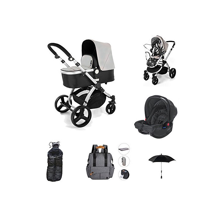 Product Star Ibaby Neo 3 - Cochecito de bebé, Gris