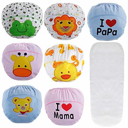 Social Lictin 7 PCS Braguitas de aprendizaje para niños Calzones de entrenamiento Bragas