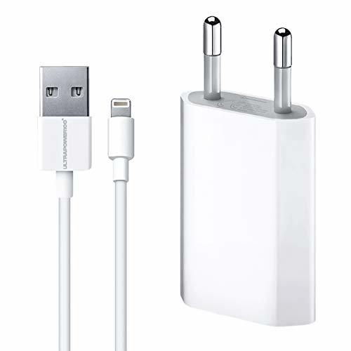 Electronic ultrapower100® Cargador de batería compatible con iPhone 1A 5 W 1400