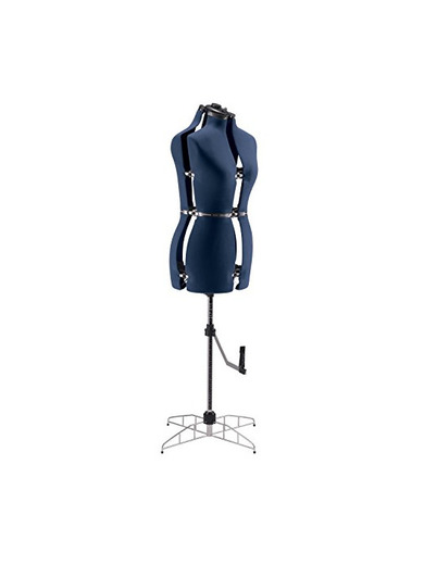 Singer DF250, Maniquí de costura ajustable Torso coser, Azul, M/L