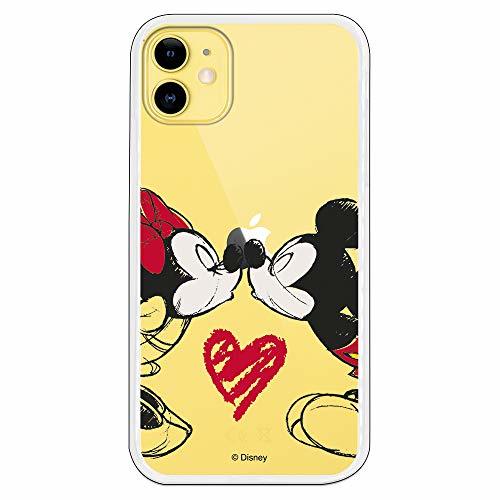 Electrónica Funda para iPhone 11 Oficial de Clásicos Disney Mickey y Minnie Beso