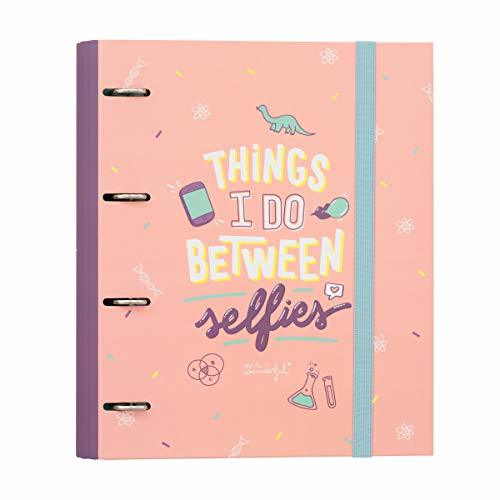 Producto Mr. Wonderful Ring Binder-Things I do Between Selfies