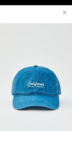 Gorra turquesa bordado California - Pull&bear