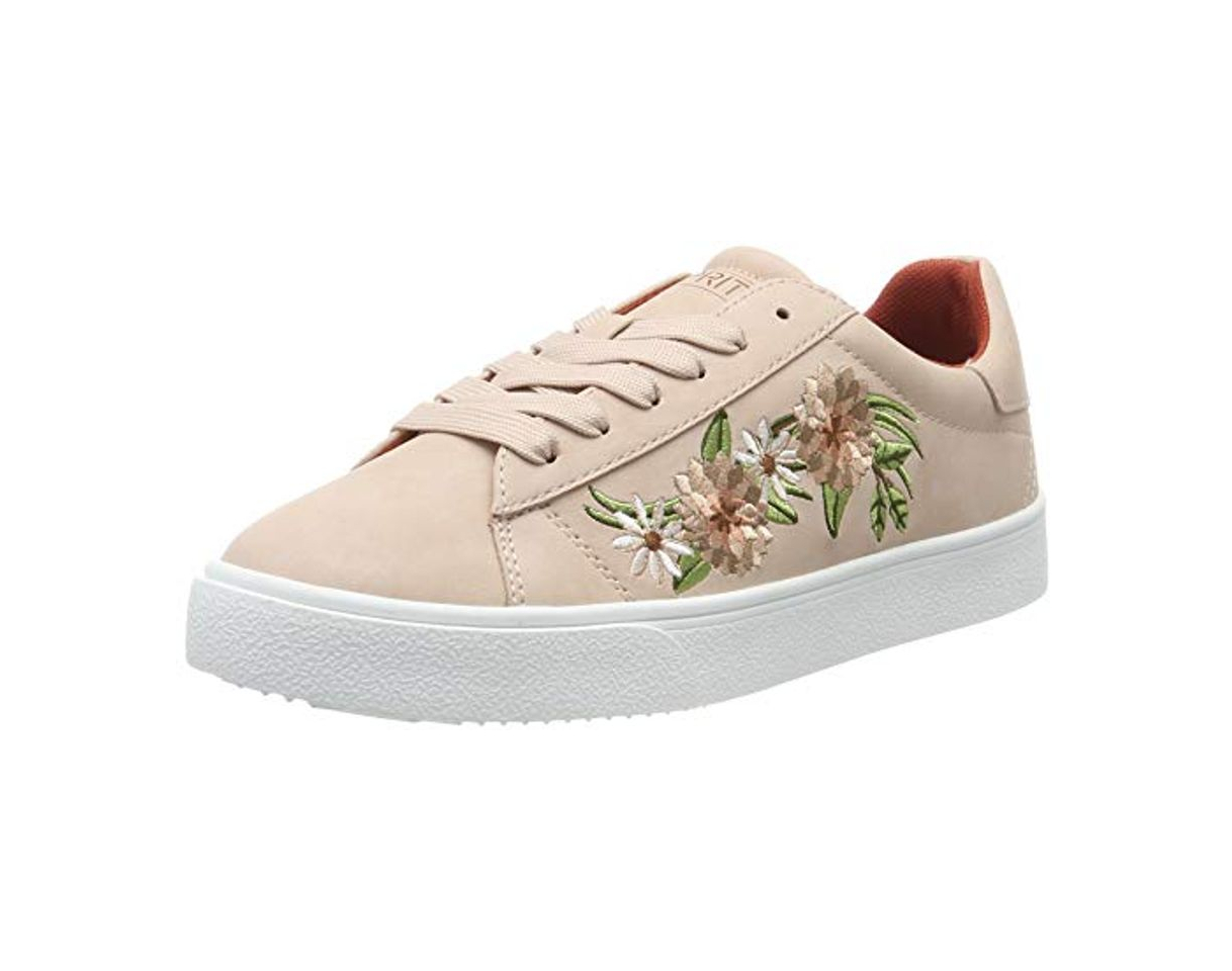 Fashion ESPRIT Cherry 2 Embro, Zapatillas Mujer, Beige