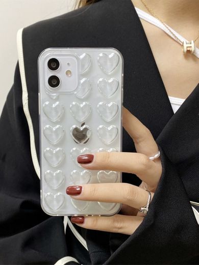 FUNDA BURBUJAS CORAZONES