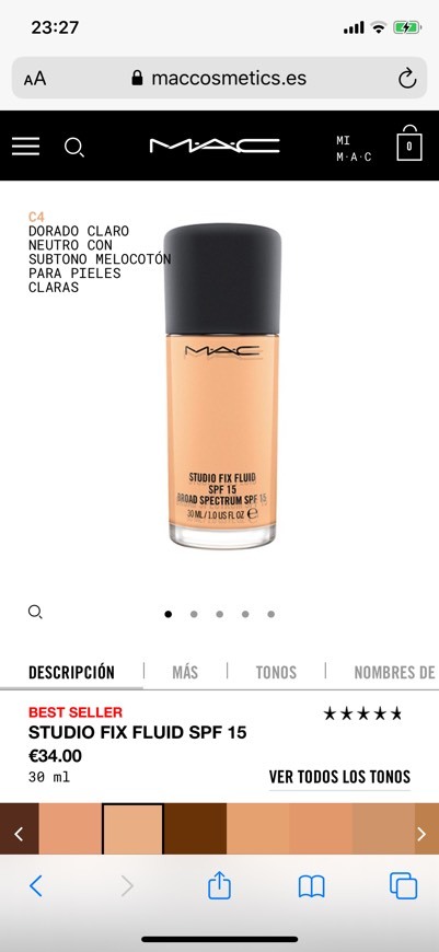 Producto Base de maquillaje