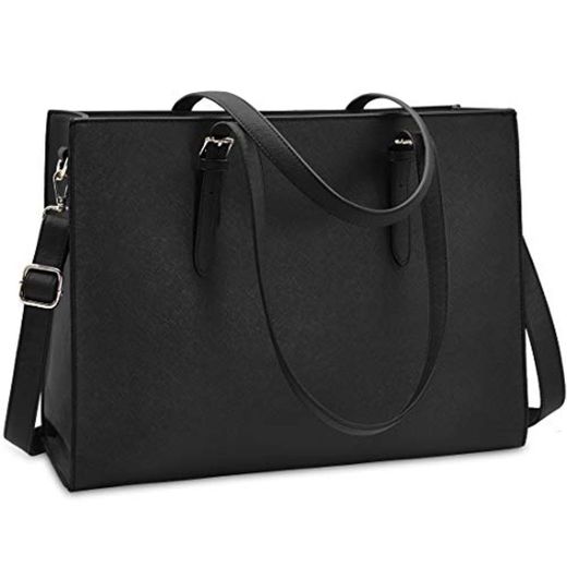 Bolso Mujer Bolsos Bandolera para Ordenador Portátil 15.6 Pulgadas Impermeable Bolsos de