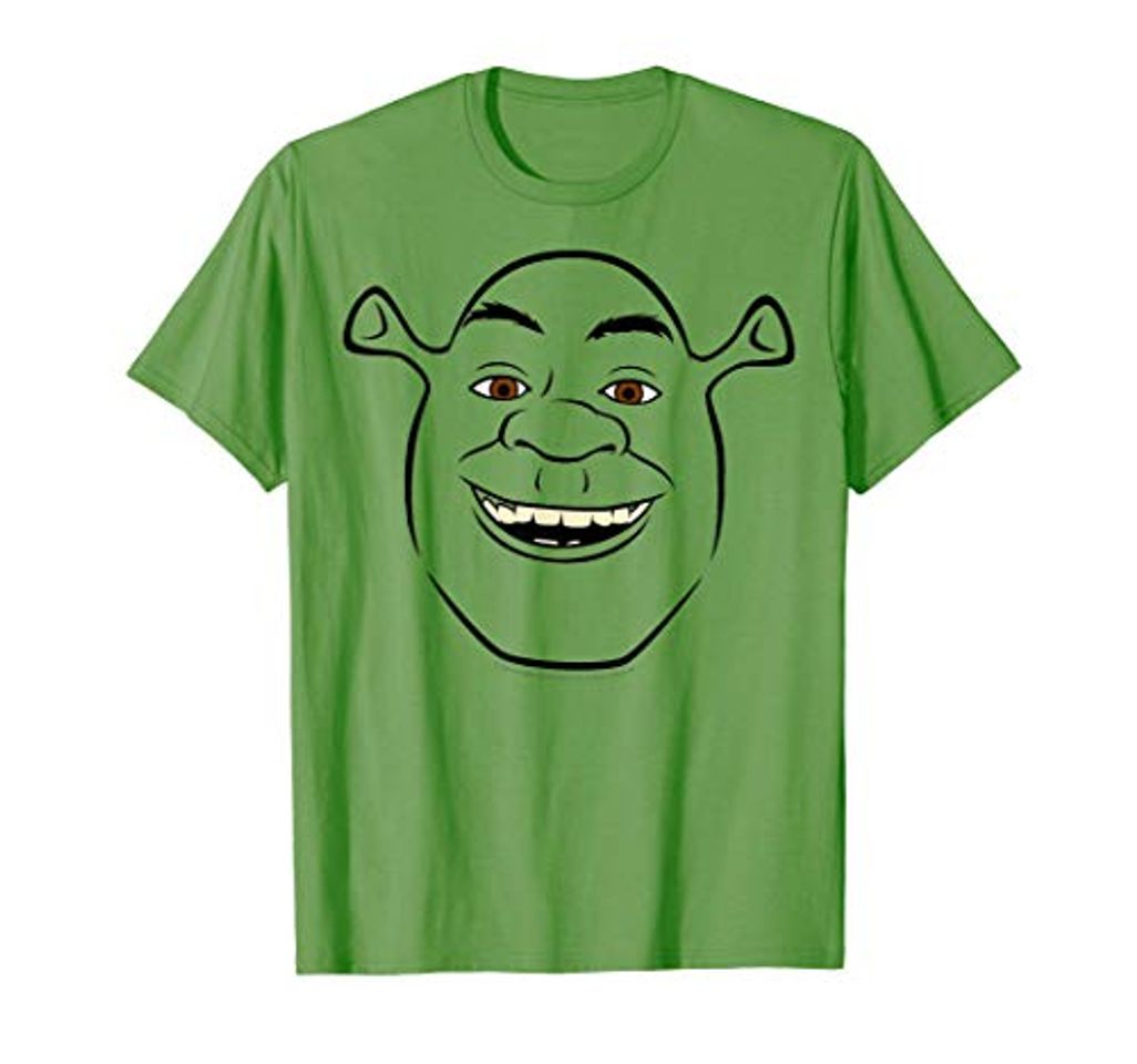 Fashion Shrek Big Face Outline Camiseta