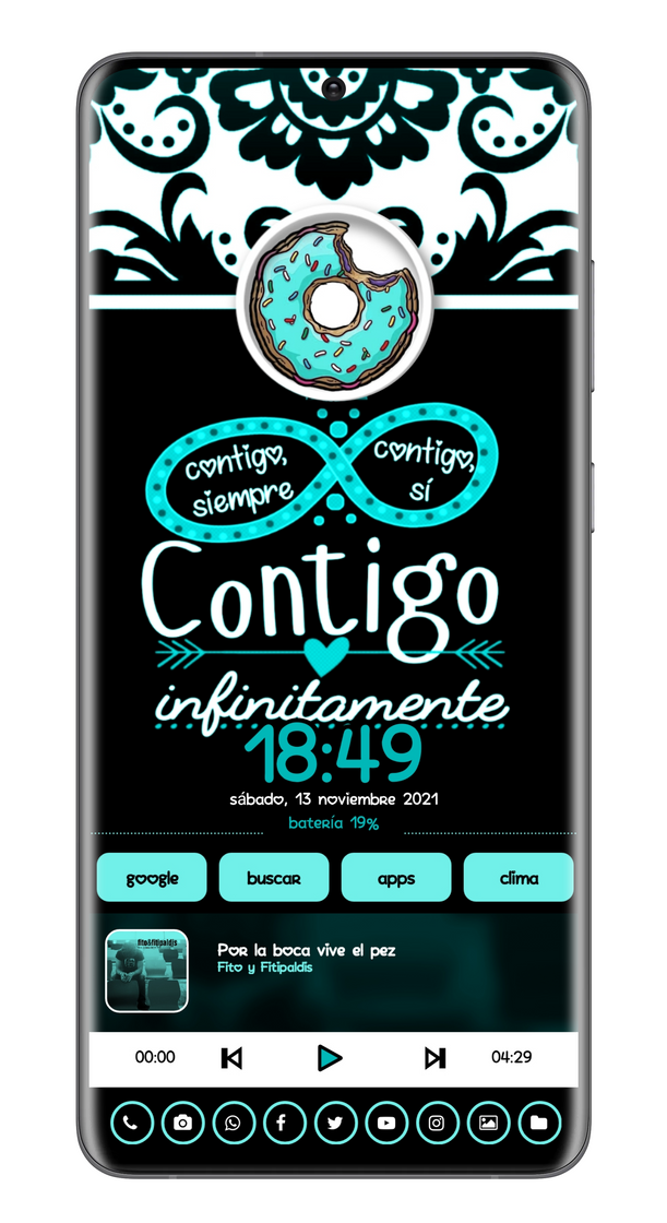 Moda Home KLWP Contigo Infinitamente 