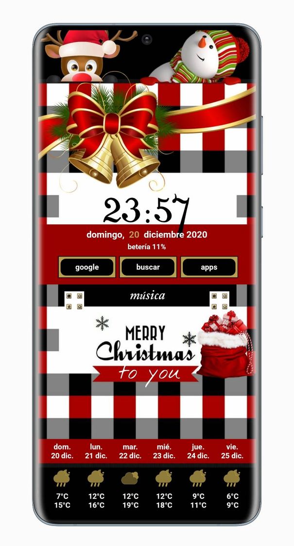 Fashion Home KLWP Merry Christmas to you 