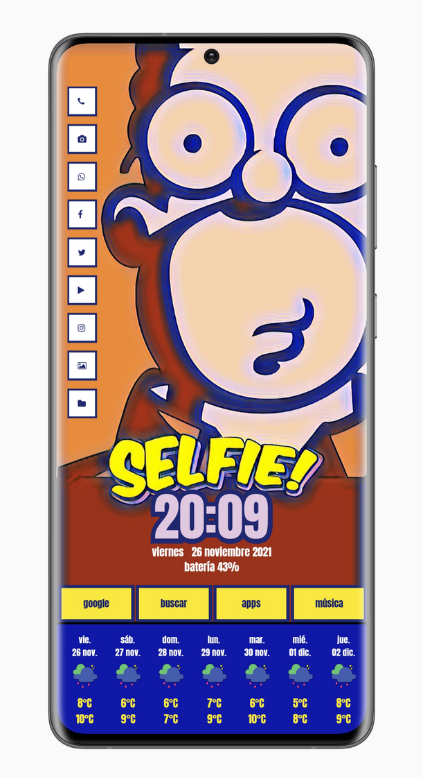 Moda Home KLWP Selfie 