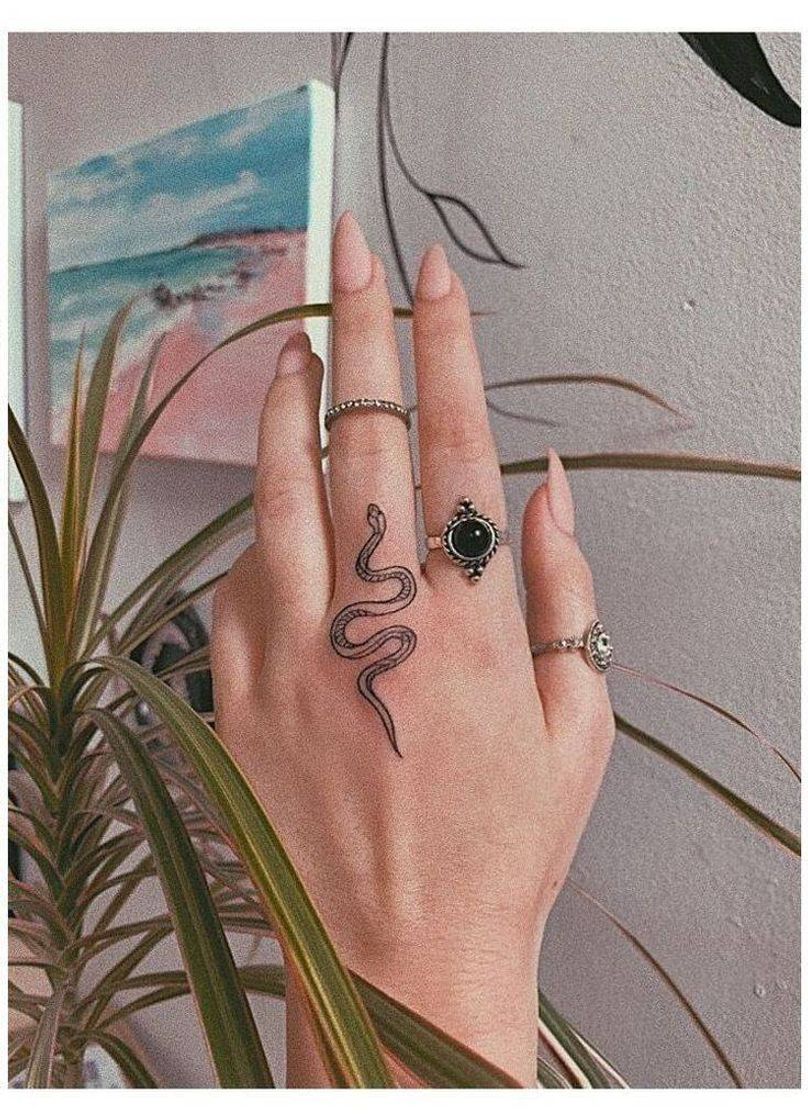 Fashion Tatuagem de cobra 