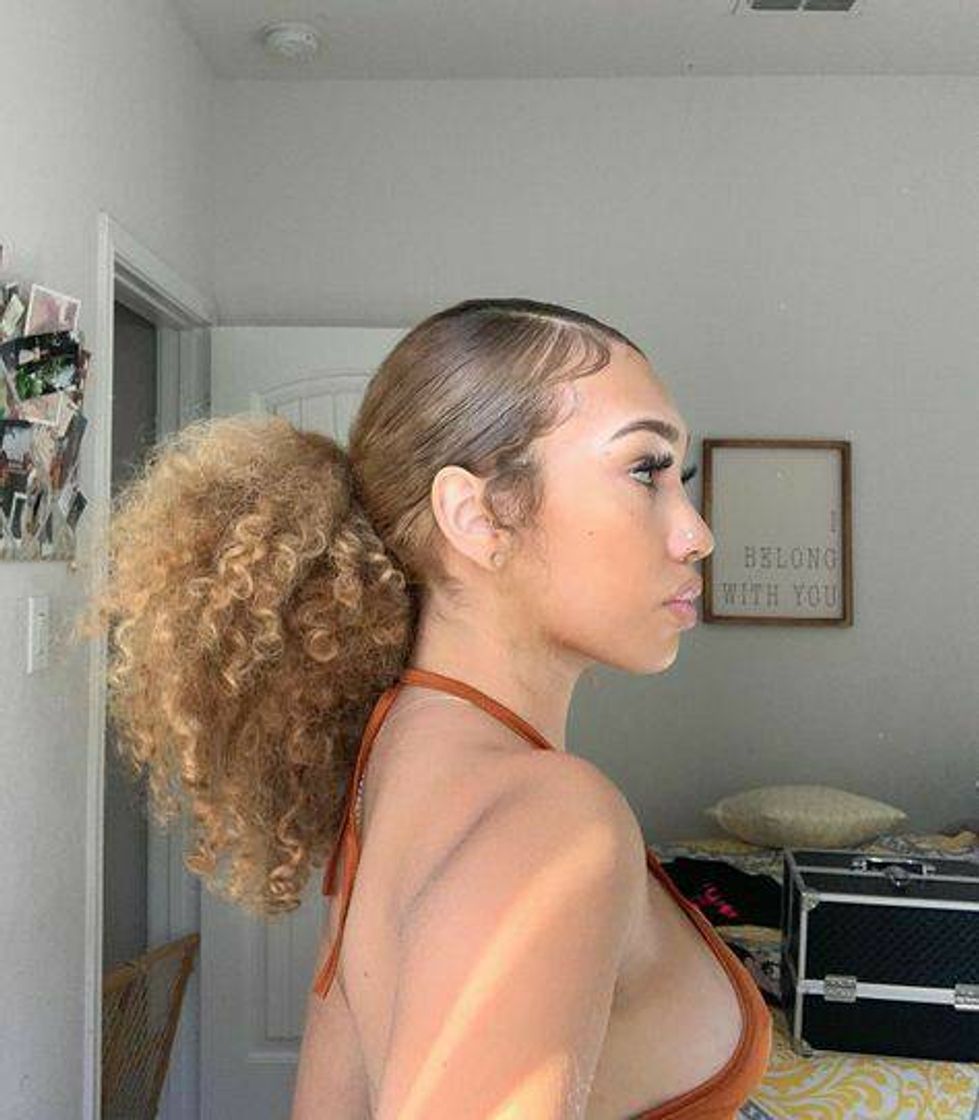 Social Penteado Elegante