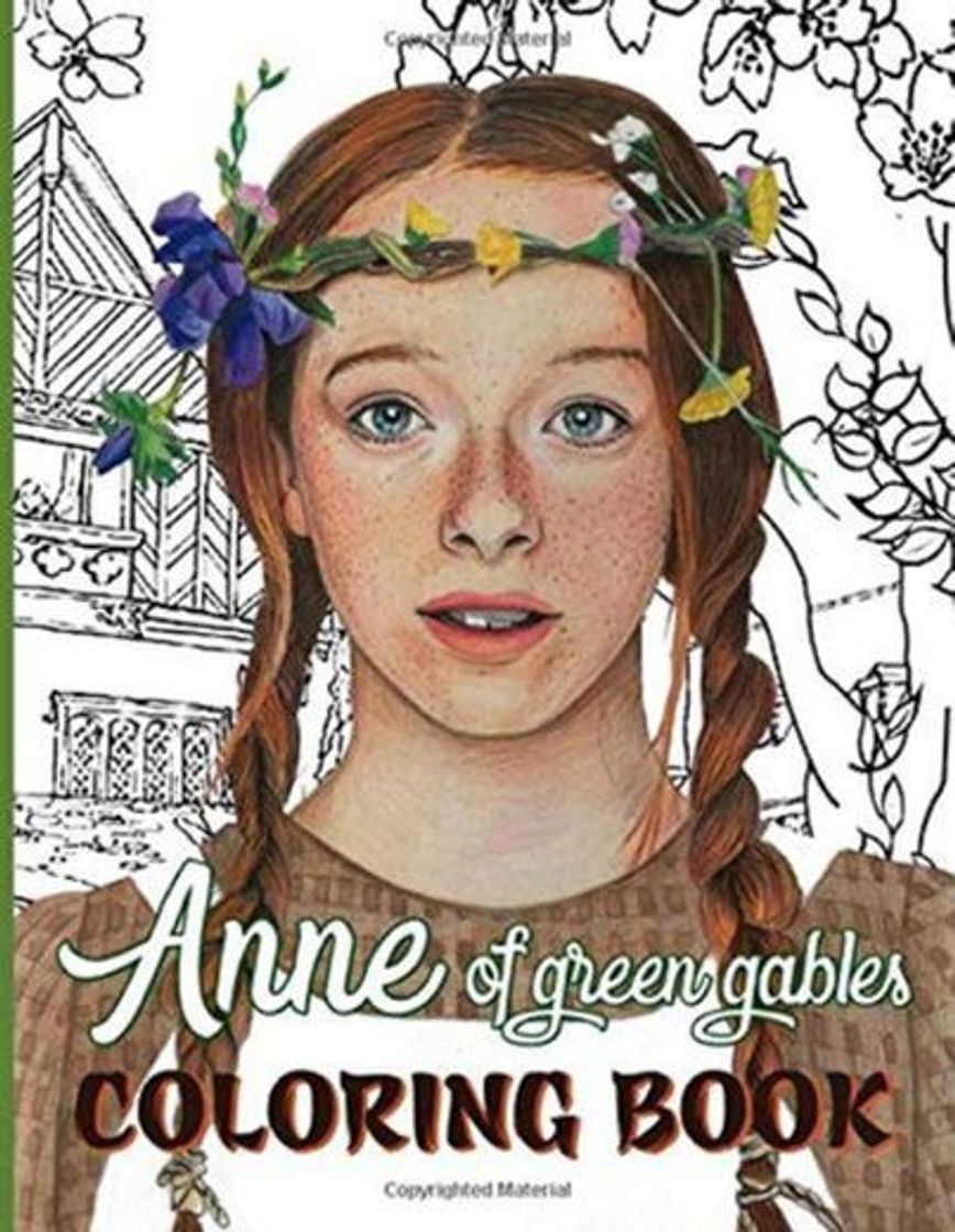 Libros Anne Of Green Gables Coloring Book: Anne Of Green Gables Excellent Coloring